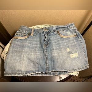 Ultra Low Waist Old Navy Denim Skirt